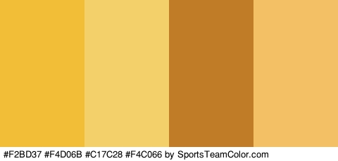 #F2BD37 #F4D06B #C17C28 #F4C066 Colors