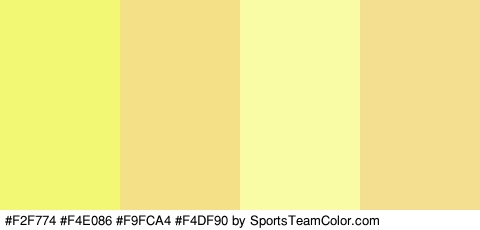 #F2F774 #F4E086 #F9FCA4 #F4DF90 Colors