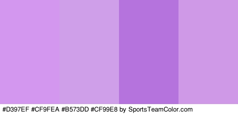 #D397EF #CF9FEA #B573DD #CF99E8 Colors