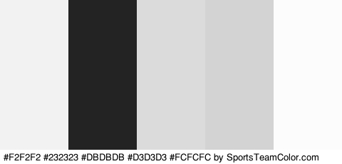 #F2F2F2 #232323 #DBDBDB #D3D3D3 #FCFCFC Colors