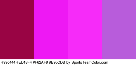 #990444 #ED18F4 #F62AF9 #B95CDB Colors