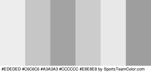 #EDEDED #C6C6C6 #A3A3A3 #CCCCCC #E8E8E8 #9E9E9E Colors