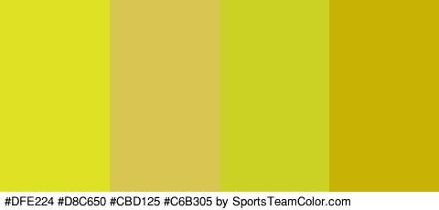 #DFE224 #D8C650 #CBD125 #C6B305 Colors