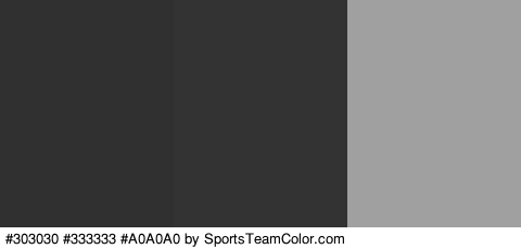 #303030 #333333 #A0A0A0 Colors