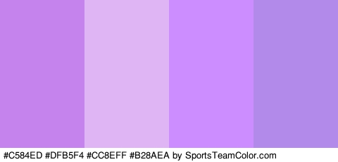 #C584ED #DFB5F4 #CC8EFF #B28AEA Colors