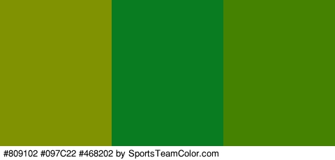 #809102 #097C22 #468202 Colors