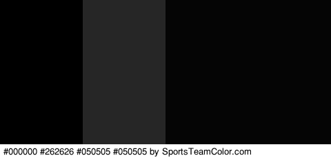 #000000 #262626 #050505 #050505 Colors