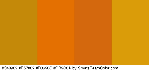 #C48909 #E57002 #D3690C #DB9C0A Colors