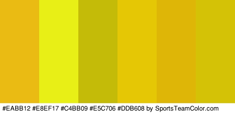 #EABB12 #E8EF17 #C4BB09 #E5C706 #DDB608 #D3C206 Colors