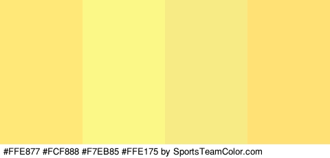 #FFE877 #FCF888 #F7EB85 #FFE175 Colors