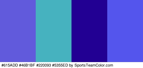 #615ADD #46B1BF #220093 #5355ED Colors