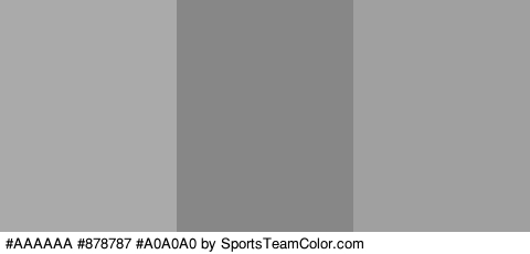 #AAAAAA #878787 #A0A0A0 Colors