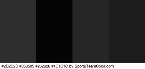 #2D2D2D #050505 #262626 #1C1C1C Colors