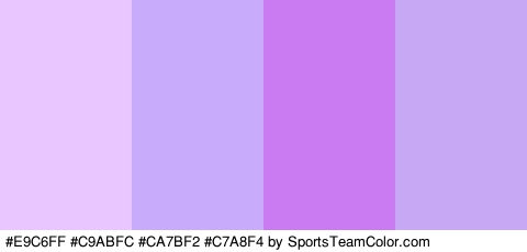 #E9C6FF #C9ABFC #CA7BF2 #C7A8F4 Colors