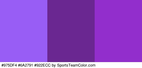 #975DF4 #6A2791 #922ECC Colors