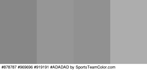 #878787 #969696 #919191 #ADADAD Colors