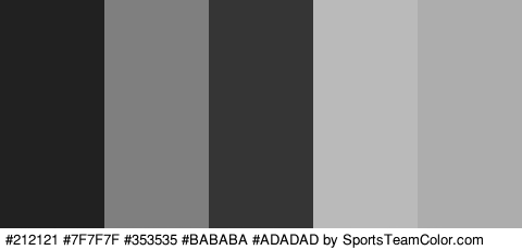 #212121 #7F7F7F #353535 #BABABA #ADADAD Colors