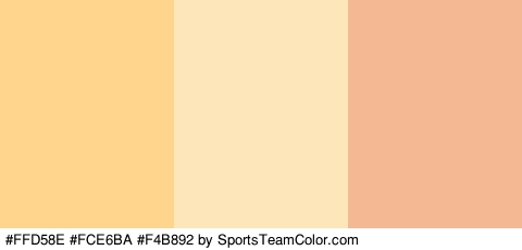 #FFD58E #FCE6BA #F4B892 Colors