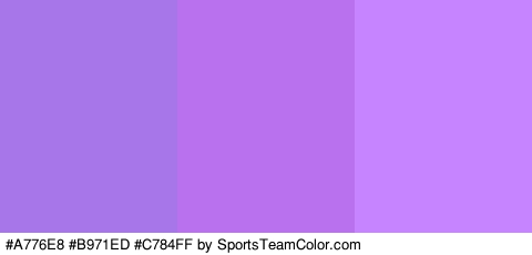 #A776E8 #B971ED #C784FF Colors