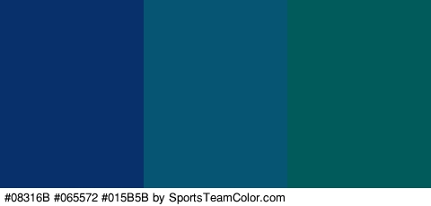 #08316B #065572 #015B5B Colors