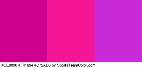 #CE0090 #F41694 #C72AD6 Colors