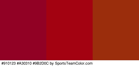 #910123 #A30310 #9B2D0C Colors