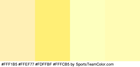 #FFF1B5 #FFEF77 #FDFFBF #FFFCB5 Colors