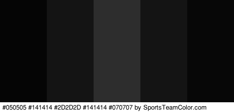 #050505 #141414 #2D2D2D #141414 #070707 Colors