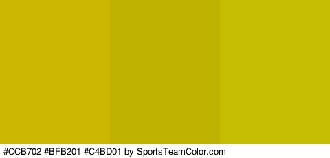 #CCB702 #BFB201 #C4BD01 Colors