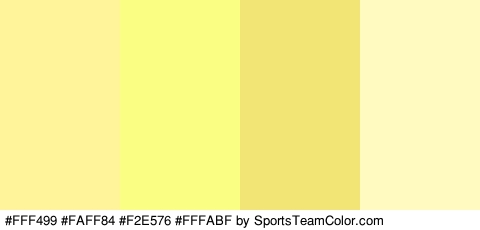 #FFF499 #FAFF84 #F2E576 #FFFABF Colors