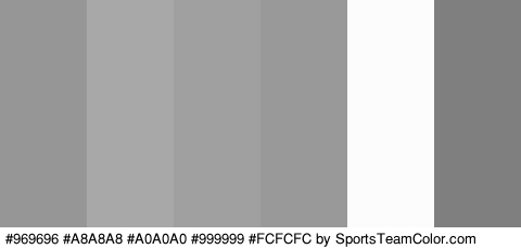 #969696 #A8A8A8 #A0A0A0 #999999 #FCFCFC #7F7F7F Colors