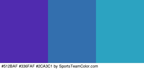 #512BAF #336FAF #2CA3C1 Colors