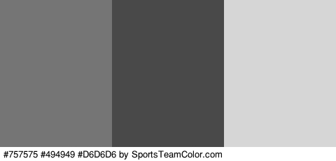 #757575 #494949 #D6D6D6 Colors