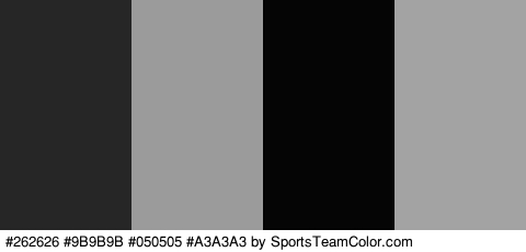 #262626 #9B9B9B #050505 #A3A3A3 Colors