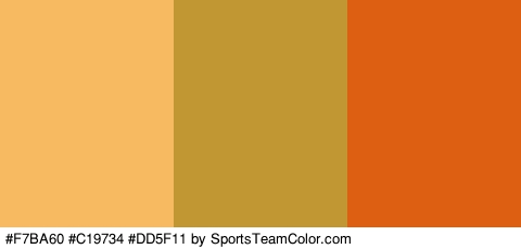 #F7BA60 #C19734 #DD5F11 Colors