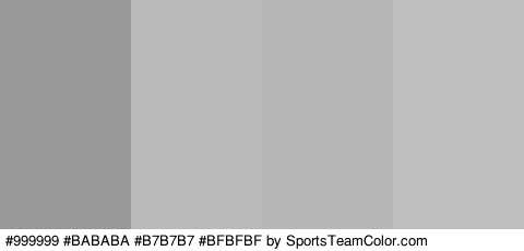 #999999 #BABABA #B7B7B7 #BFBFBF Colors