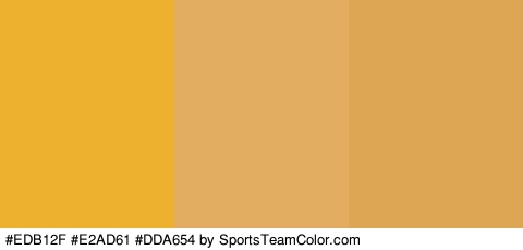 #EDB12F #E2AD61 #DDA654 Colors