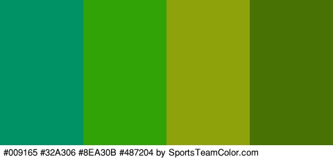 #009165 #32A306 #8EA30B #487204 Colors