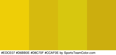 #EDCE07 #D6BB0E #D8C70F #CCAF0E Colors