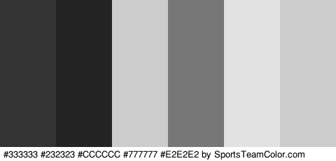 #333333 #232323 #CCCCCC #777777 #E2E2E2 #CCCCCC Colors