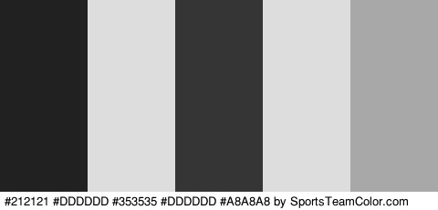 #212121 #DDDDDD #353535 #DDDDDD #A8A8A8 Colors