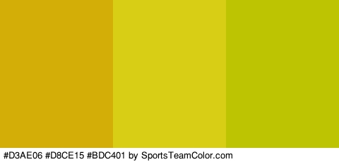 #D3AE06 #D8CE15 #BDC401 Colors