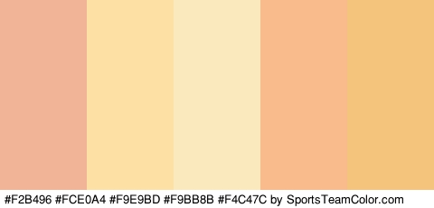 #F2B496 #FCE0A4 #F9E9BD #F9BB8B #F4C47C Colors