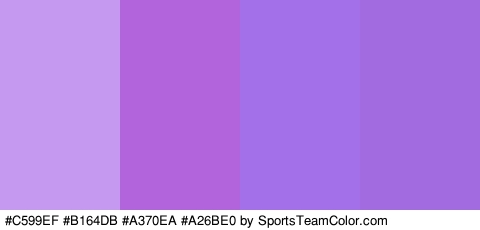 #C599EF #B164DB #A370EA #A26BE0 Colors