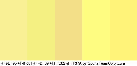 #F9EF95 #F4F081 #F4DF89 #FFFC82 #FFF37A Colors