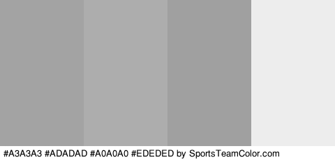 #A3A3A3 #ADADAD #A0A0A0 #EDEDED Colors