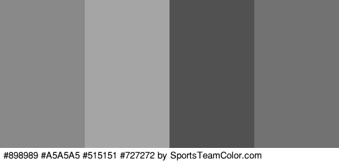 #898989 #A5A5A5 #515151 #727272 Colors