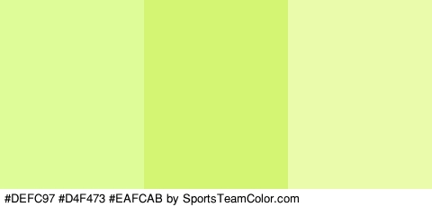 #DEFC97 #D4F473 #EAFCAB Colors