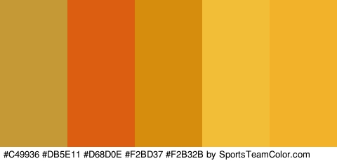 #C49936 #DB5E11 #D68D0E #F2BD37 #F2B32B Colors