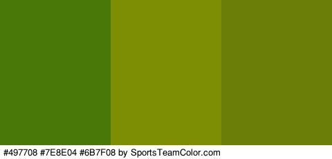 #497708 #7E8E04 #6B7F08 Colors